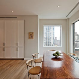 Open Concept Dining and Kitchen in NYC Penthouse