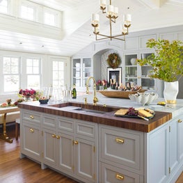 Matunuck Beach Christmas as featured in House Beautiful