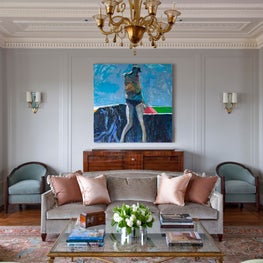 Pacific Hillside Home- Living Room