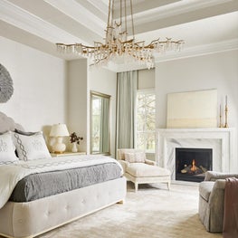 Master Bedroom with Fireplace