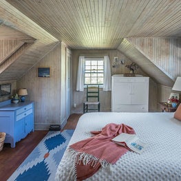 Traditional Maine summer cottage bedroom