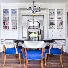 A breakfast room and homework room. 