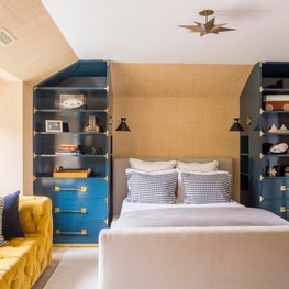 Seattle. Son's Bedroom with Desert Modern Bed from Ralph Lauren Home Collection.