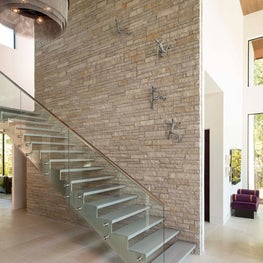 Contemporary Glass Staircase