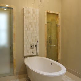 Master Bathroom Floating Tub 