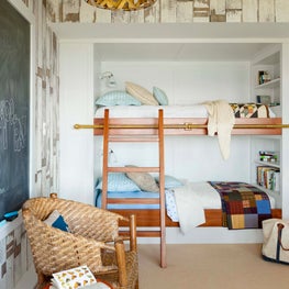 Bunk Room at Oceanfront Harpswell Home