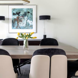 Portfolio: Modern Dining Room with Neutral Accents