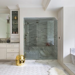 Luxurious Feminine Master Bathroom