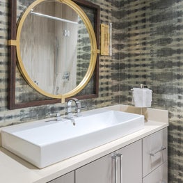 Guest Bathroom Floating Vanity 