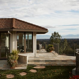 Whispers of Elegance - Outdoor Patio off Breakfast Room with a Panoramic View