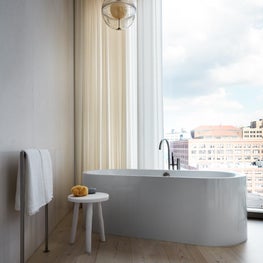 West Village Apartment Master Bathroom