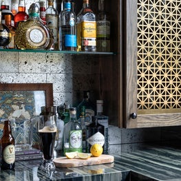 Portfolio: Irish themed home bar