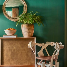 Portfolio: Living Room Vignette with Styled Console