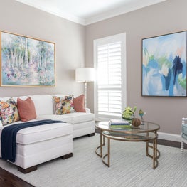 Charming and Cheerful Transitional Abode