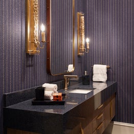 Blue Powder Room