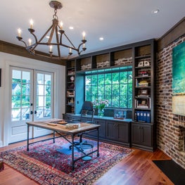 West Mobile Renovation - Guest Cottage Home Office, Living Room