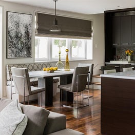 Dining Area in renovated Cow barn turned Guest cottage