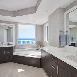 Palm Beach Oceanside Sophistication Master Bathroom