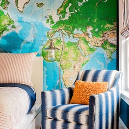 Color-packed Boy's Room in Wellesley