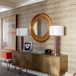 Classic hallway in warm neutrals