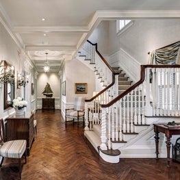 New England Shingle Style Residence Entry Foyer