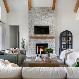 Organic & Modern Family-Friendly Nashville Living Room