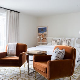 Portfolio: California Casual Guest Bedroom with Colorful Accents