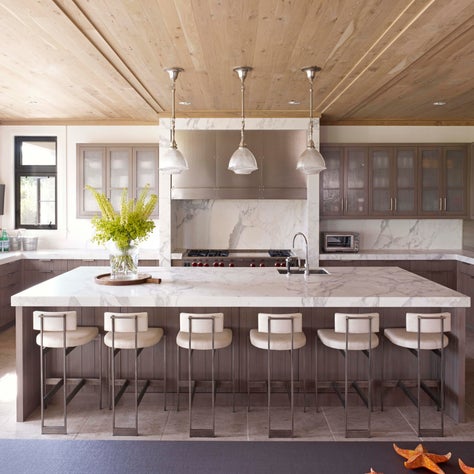 Bridgehampton Residence, Kitchen w/ neutral palette