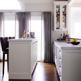 Whispers of Elegance - Living Room Bar Area