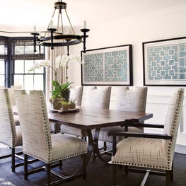 Dining Room with rich details
