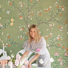 Gracie Studios Green Dining Room