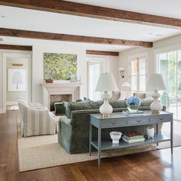 Classic Living Room with Open Floor Plan