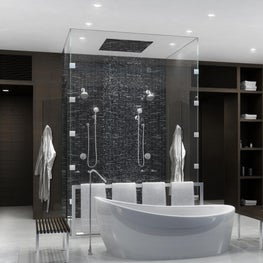 Modern Waterfront Southampton Home - Master Bath