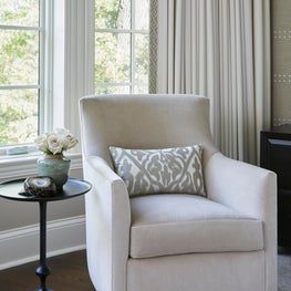 Winnetka Residence Master Bedroom Chair Detail 