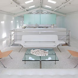 Lake Pontchartrain Boathouse - Living Room