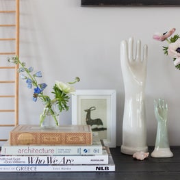 Family Room Detail - Glove Molds, Succulents + Gemstones - Nashville, TN 