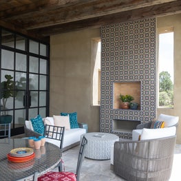 Portfolio: Mid-Size Rustic Stoned Patio