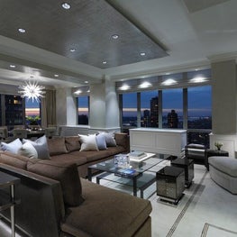 NYC PENTHOUSE NYC Penthouse - Living Room at night