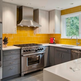 Modern kitchen range