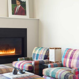 Armchairs and Ottomans Designed and Fabricated by Martin Young Design