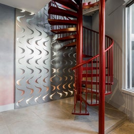 The Downtown Princeton Salon Staircase