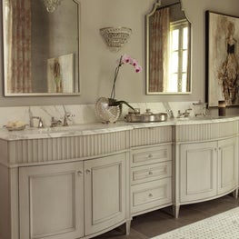 Atlanta Master Bath with custom cabinetry