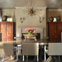 Eclectic dining room