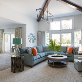 Great Room with Beams