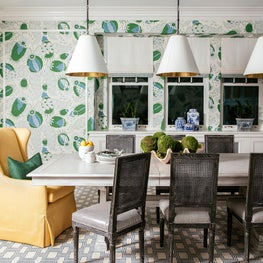 Bold and Colorful Dining Room