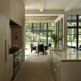 Transitional Kitchen and Breakfast Room