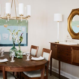 Coastal Refinement Dining Room