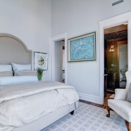 Serene beach house bedroom