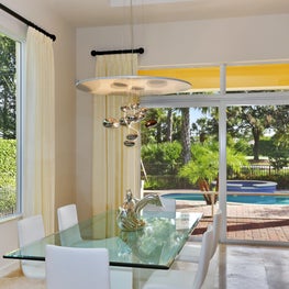 Mirasol Palm Beach Golf Home Dining Room - Annie Santulli Interior Design