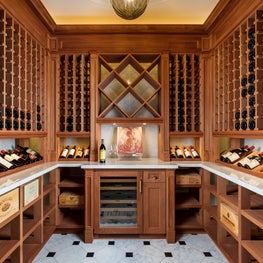 A classical wine room in a restored and reimagined Palm Beach Landmark